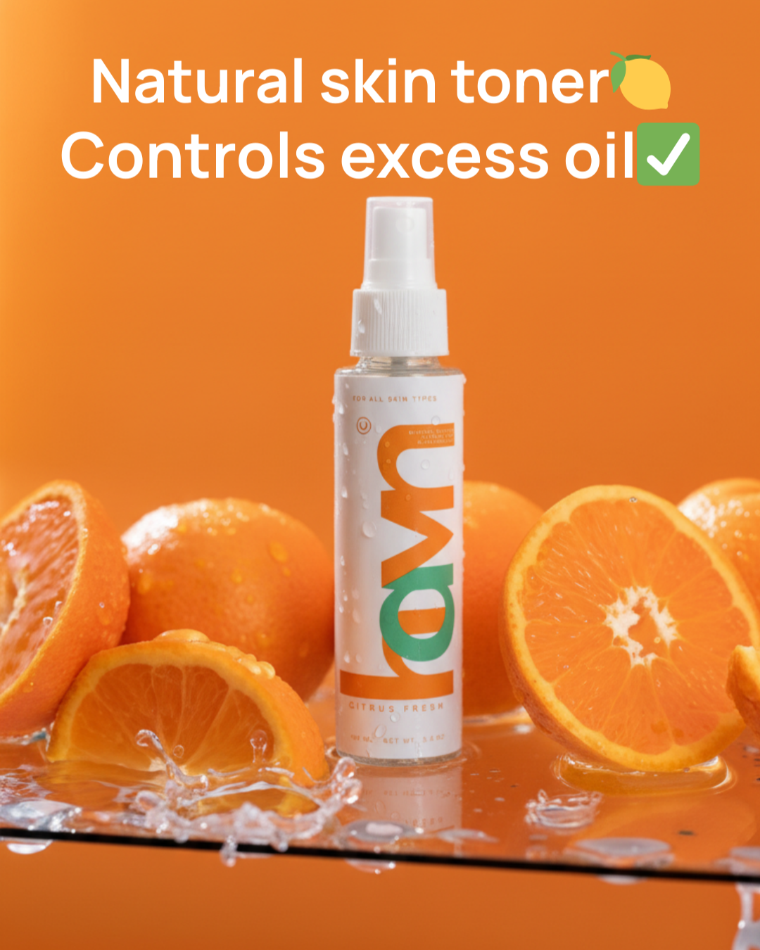 Citrus Fresh (with lemon & peppermint for refreshing skin)